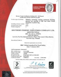 Chung nhan BRC-Global Standard for Food Safety
