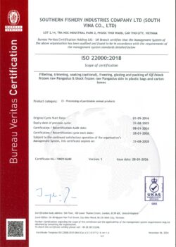 SOUTH VINA CO.,LTD) - ISO 22K - RA - 28706741 - V1