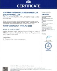 SOUTH VINA - HACCP - RA - 28706741 - V1